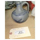 Bobby Codle Salt Glaze Pottery dated 1967 5 x 5