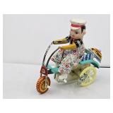 Tin Wind-up Tricycle Toy