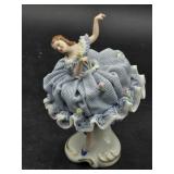 Dresden Porcelain Lace Dancer Figurine