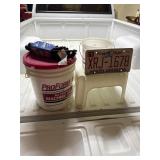 Half Bucket Machine Grease, Coil Cord, Step Stool