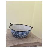1940s Blue Splatter Enamelware
