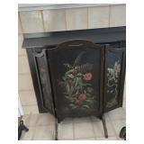 Decorative fireplace screen