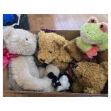 Plush Bears and Frog