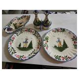 Dutch Inspired Blue Ridge Hand Painted Pottery