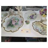 Floral Porcelain Decor Lot