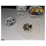 Butterfly Decor Lot and Alibaster Eggs