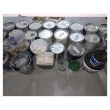 Mixed Paint Lot and Supplies