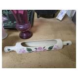 Vase and Rolling Pin Planter