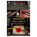Premier Military Japanese / German / US WWI, WWII, CIVIL WAR, Militaria Auction