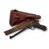 German WWI Artillery P08 Luger with Holster and Shoulder Stock 