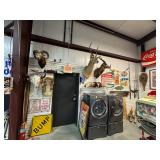 Taxidermy Mounts, Washer & Dryer Set, Road Signs, Coca-Cola and more