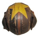 RARE Anti-Flak US AAF Army Air Force Leather Helmet