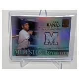 2002 Topps Milestone Ernie Banks Relic #MIM-EB 2002 Topps Milestone Ernie Banks Relic #MIM-EB
