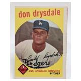1959 Topps Baseball #387 Don Drysdale 1959 Topps Baseball #387 Don Drysdale