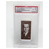 1938 WA & AC Churchman C.H. Douglas #41 PSA 6 1938 WA & AC Churchman C.H. Douglas #41 PSA 6
