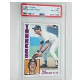 1984 Topps Don Mattingly PSA 8 RC