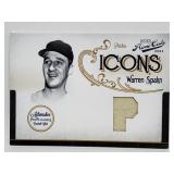 2011 Panini Prime Cuts Icons Warren Spahn 19/25