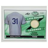 2021 Leaf Lumber Mike Piazza Pewter Bat Card #2/4