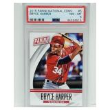 2015 Panini Natl Conv Bryce Harper PSA 8