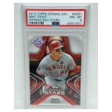 2014 Topps Opening Day Mike Trout PSA 8