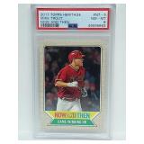 2017 Topps Heritage Mike Trout PSA 8