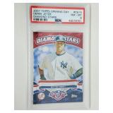 2007 Topps Opening Day Derek Jeter PSA 8