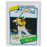 1980 Topps Rickey Henderson RC #482