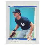 1984 Fleer Don Mattingly RC #131