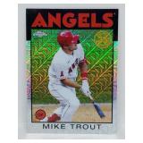 2021 Topps Chrome Refractor Mike Trout #86BC-1