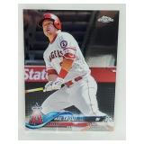 2018 Topps Chrome Mike Trout #100