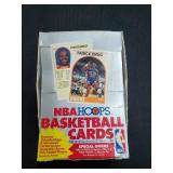 Empty 1989 NBA Hoops Basketball Cards Display Box