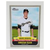 2019 Topps Heritage MVP Christian Yelich