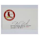 Steven Eugene (Steve) Swisher Autographed 3X5