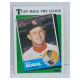 1988 Topps Turn Back the Clock Stan Musial #665