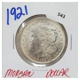 1921 90% Silver Morgan $1 Dollar