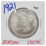 1921 90% Silver Morgan $1 Dollar