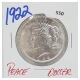 1922 90% Silver Peace $1 Dollar 1922 90% Silver Peace $1 Dollar