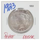 1923 90% Silver Peace $1 Dollar 1923 90% Silver Peace $1 Dollar