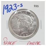 1923-S 90% Silver Peace $1 Dollar 1923-S 90% Silver Peace $1 Dollar