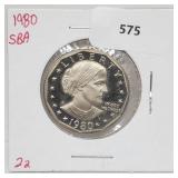 1980 Susan B Anthony $1 Dollar