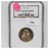 NGC 2003-S PF70 Ultra Cameo Native Amer $1 Dollar