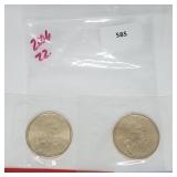 Set of 2006 P&D Native American $1 Dollars Set of 2006 P&D Native American $1 Dollars