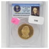 PCGS 2007-S PR69DCAM Jefferson $1 Dollar