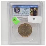 PCGS 2007-D BU First Day Issue Washington $1 PCGS 2007-D BU First Day Issue Washington $1