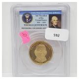 PCGS 2007-S PR69DCAM Jefferson $1 Dollar