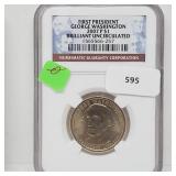 NGC 2007-P  BU Washington $1 Dollar