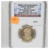 NGC 2015-S PF70 Ultra Cameo JFK $1 Dollar NGC 2015-S PF70 Ultra Cameo JFK $1 Dollar