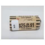 Roll of UNC George Bush $1 Dollar Coins