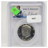 PCGS 1976-S PR69DCAM 90% Silver JFK Half $1