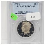 PCGS 1978-S PR69DCAM JFK Half $1 Dollar PCGS 1978-S PR69DCAM JFK Half $1 Dollar